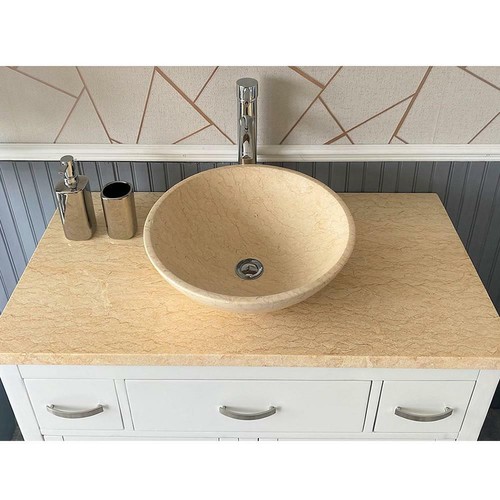 Bathroom vanity white painted - vanity,