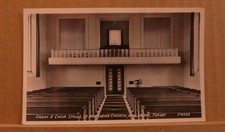 Unposted Postcard Organ & choir stalls Matthew's church Millbrook Jersey EC 