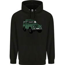 4X4 Off Road Roading 4 Wheel Drive Mens 80% Cotton Hoodie