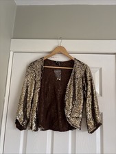 Sequinned Bolero Jacket Size