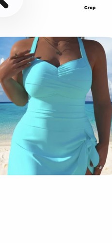Hot turquoise swimwear with - swimwear,