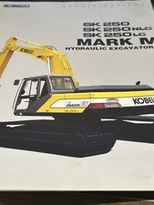 Kobelco SK250 Excavator Range