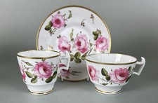 English Porcelain Trio c1815-20 Antique British Ceramics
