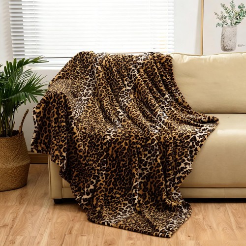 Bnuitland leopard print fleece - leopard,