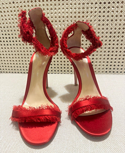 Gianvito rossi red satin - rossi,
