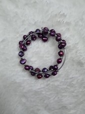 Pia Jewellery Purple Pearl Wrap Bracelet Vintage Ladies