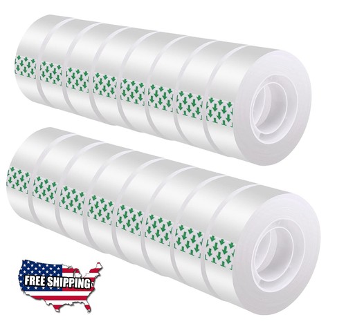 Clear transparent tape rolls - clear,