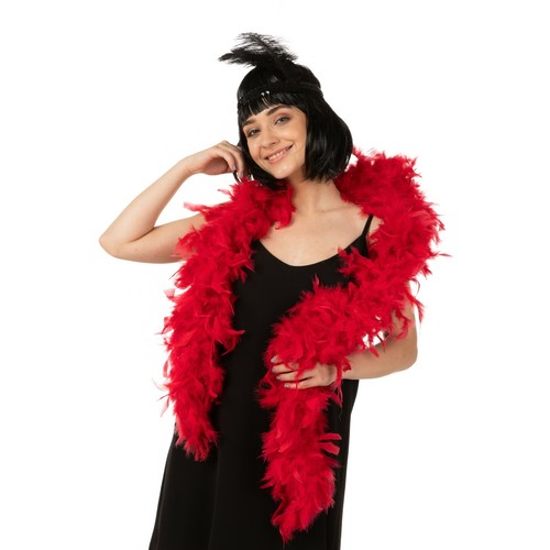 Thick feather boa - feather,