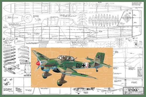 Model airplane plans - airplane, (uc)