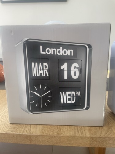 Habitat analogue flip clock - habitat,