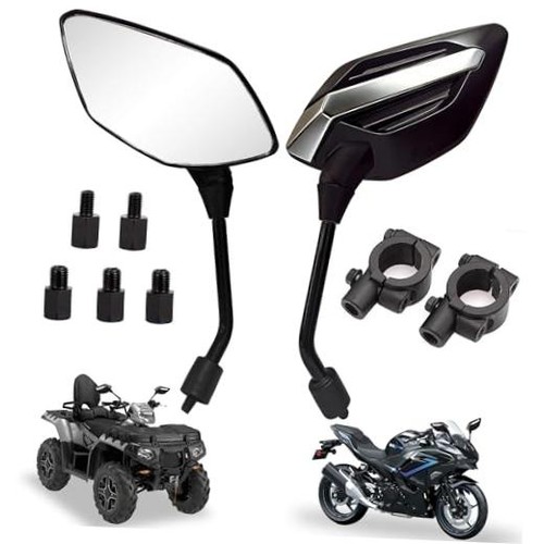 Universal atv mirrors - atv, mirrors,7/8"