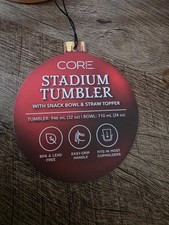 Tumbler With Snack Bowl &