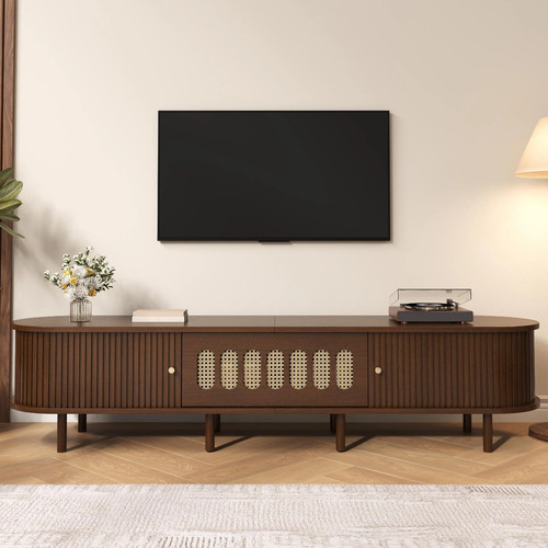 Stand unit sale rattan - tv,