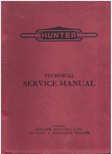Singer hunter original - hunter,