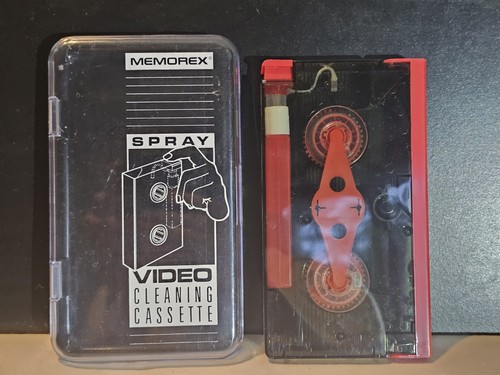 Memorex spray vhs head - memorex, cleaner