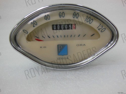 New vespa speedometer 120 - 120, kmph