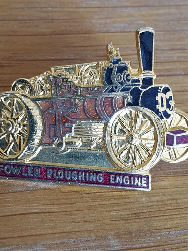 Fowler ploughing engine enamel - fowler,