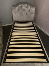 Single Sleigh bed frame with