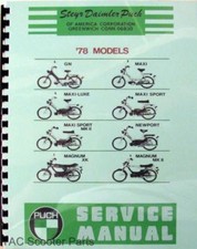 Puch moped service - puch, manual