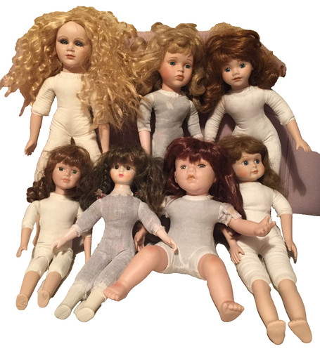 Vintage creepy porcelain - creepy,