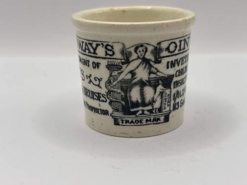 Old advertising ointment pot