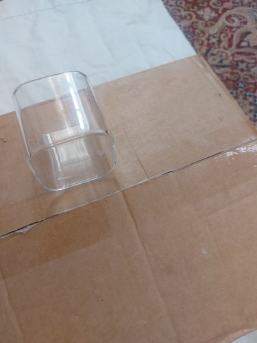 6xclear square shaped glass - 6xclear,, square-shaped