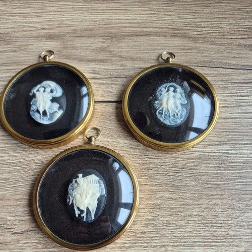 Three cameo pictures - three,