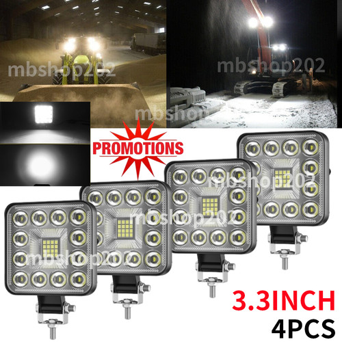 12v 24v bright square - square, 48w