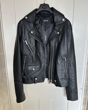 BNWT  Ladies Diesel Leather Jacket Size L 