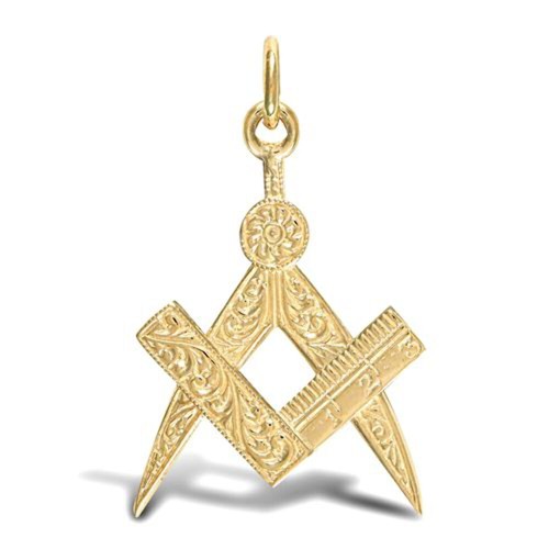 9ct yellow gold masonic - gold,
