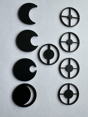 Microscope dark field filter - dark,