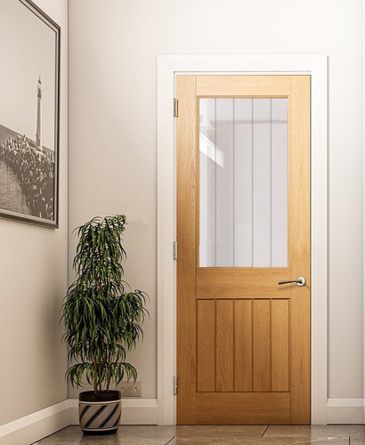 Oak ely clear glazed light - clear, 1