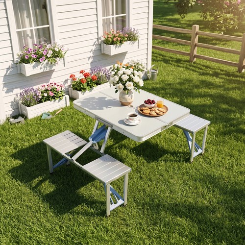 Aluminium folding camping - aluminium,