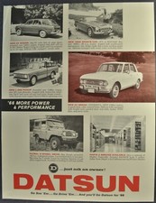 1966 Datsun Brochure Sheet 411