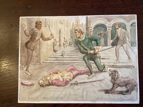 Watercolour painting tybalt - watercolour,