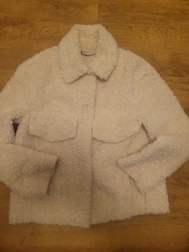 Womens zara teddy coat - teddy, xs