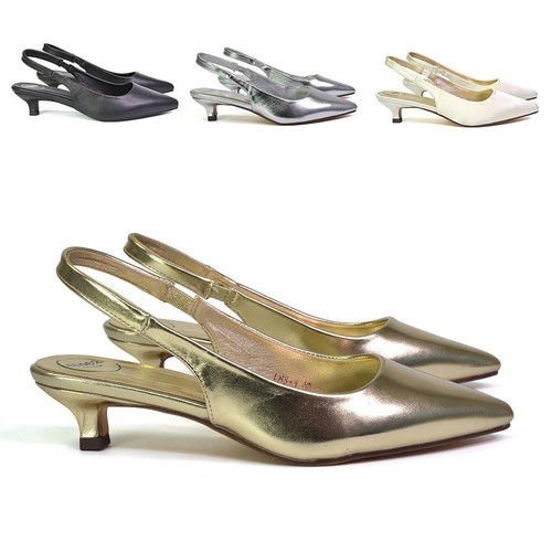 Womens low kitten heel shoes - womens,