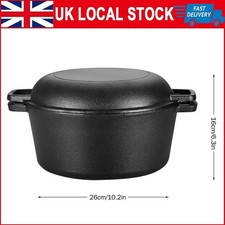 4.5L 2in1 Double Dutch Oven