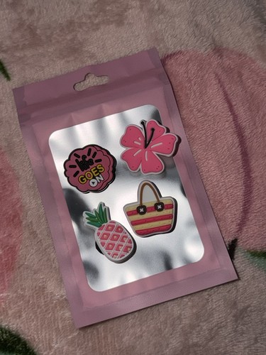 Summer themed croc charms - croc,