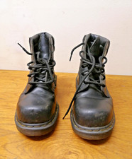 DM's Industrial Safety Boots, Size 7, Black