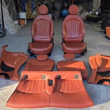 MINI COOPER/ONE/S  R56 2011 Comple RED LEATHER  INTERIOR SEATS DOOR PANELS 08-14