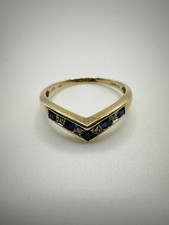 9ct Sapphire & Diamond