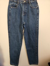 Zara Mom Fit Jeans Blue Denim