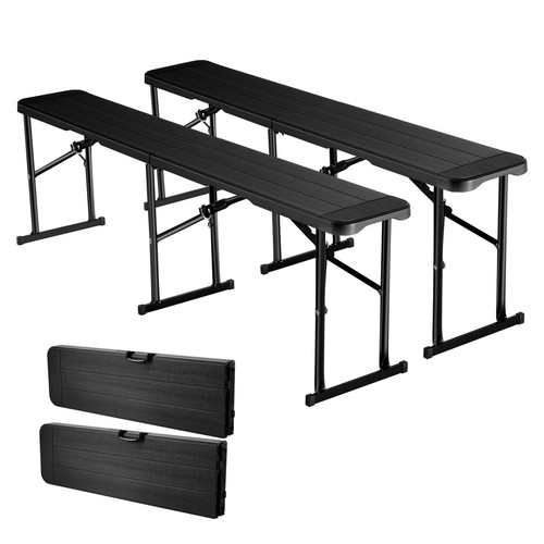 Vevor 6ft plastic folding - plastic,
