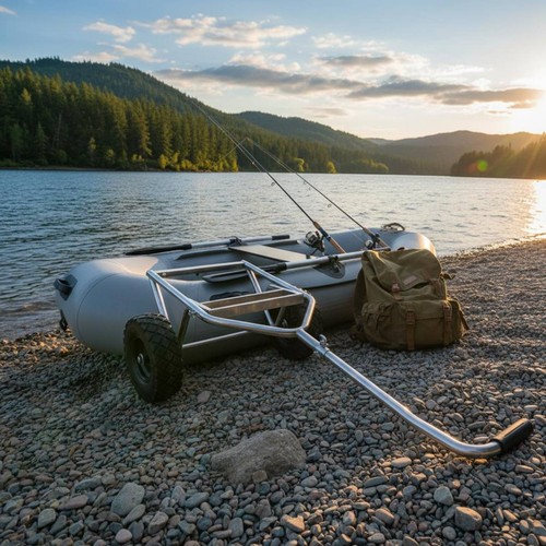 Boat bow trolley portable - boat,