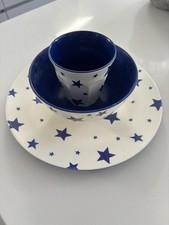 Vintage Emma Bridgewater 3 Piece Breakfast/Dinner Melamine Set