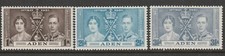 Aden 1937 coronation - coronation, set