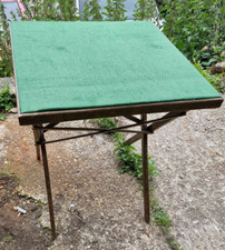 Folding playing cards table.