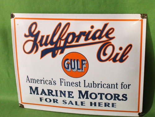Antique obsolete gulf gasoline - antique,