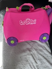 Trunki Pink Ride-On Suitcase